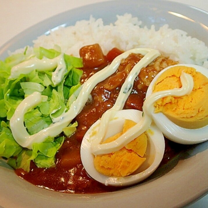 山葵マヨで サラダ菜とゆで卵のカレー レシピ 作り方 By ぷ みぃまま 楽天レシピ 山葵マヨで サラダ菜とゆで卵のカレー レシピ 作り方 By ぷ みぃまま 楽天レシピ